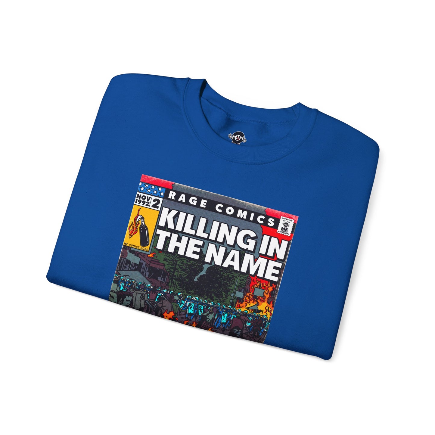 Rage - Killing In the Name - Unisex Heavy Blend™ Crewneck Sweatshirt