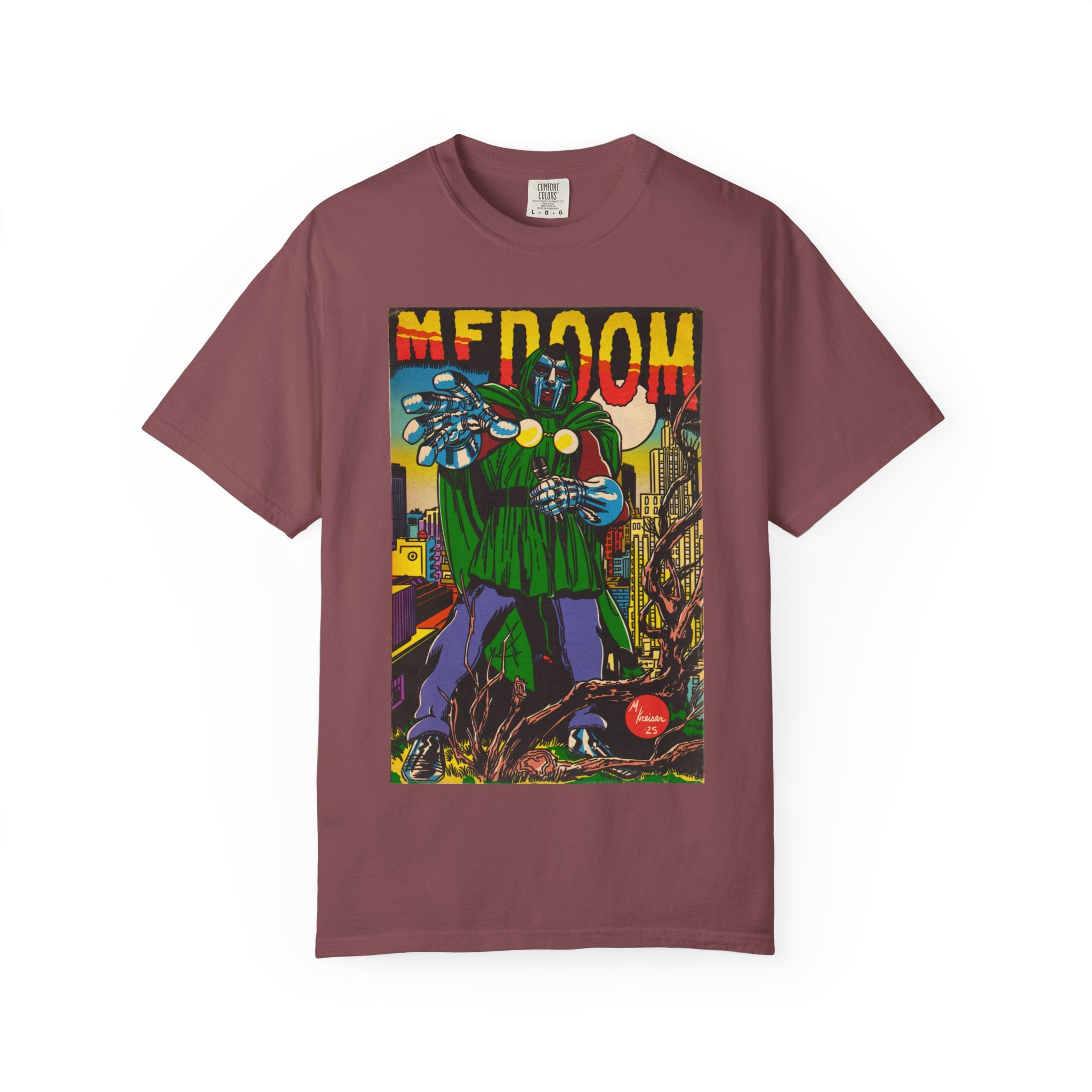 DOOM Comic Book Art - Unisex Comfort Colors T-shirt