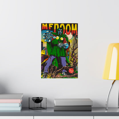 DOOM - Hip Hop Comics - Vertical Matte Poster
