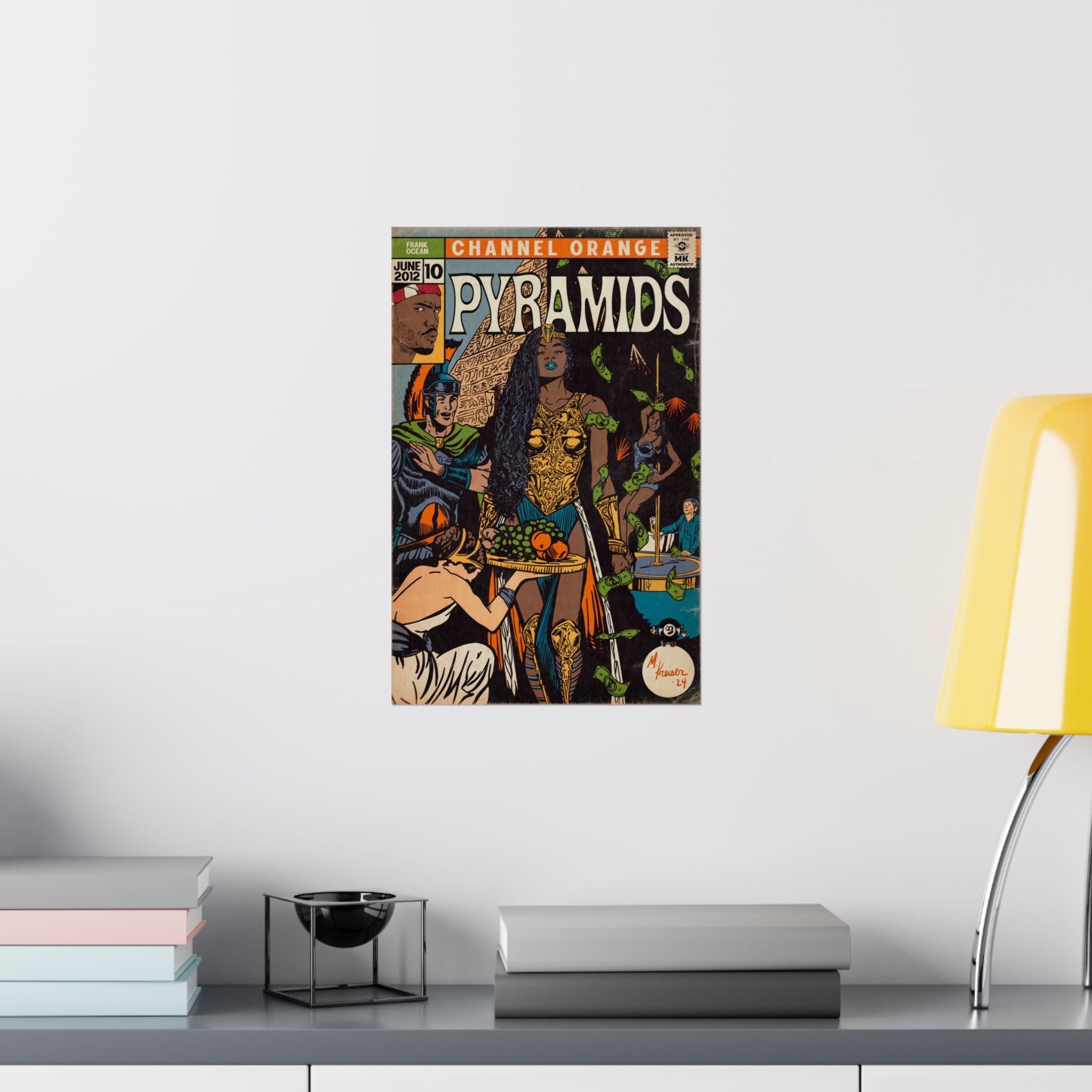 Pyramids - Matte Vertical Poster