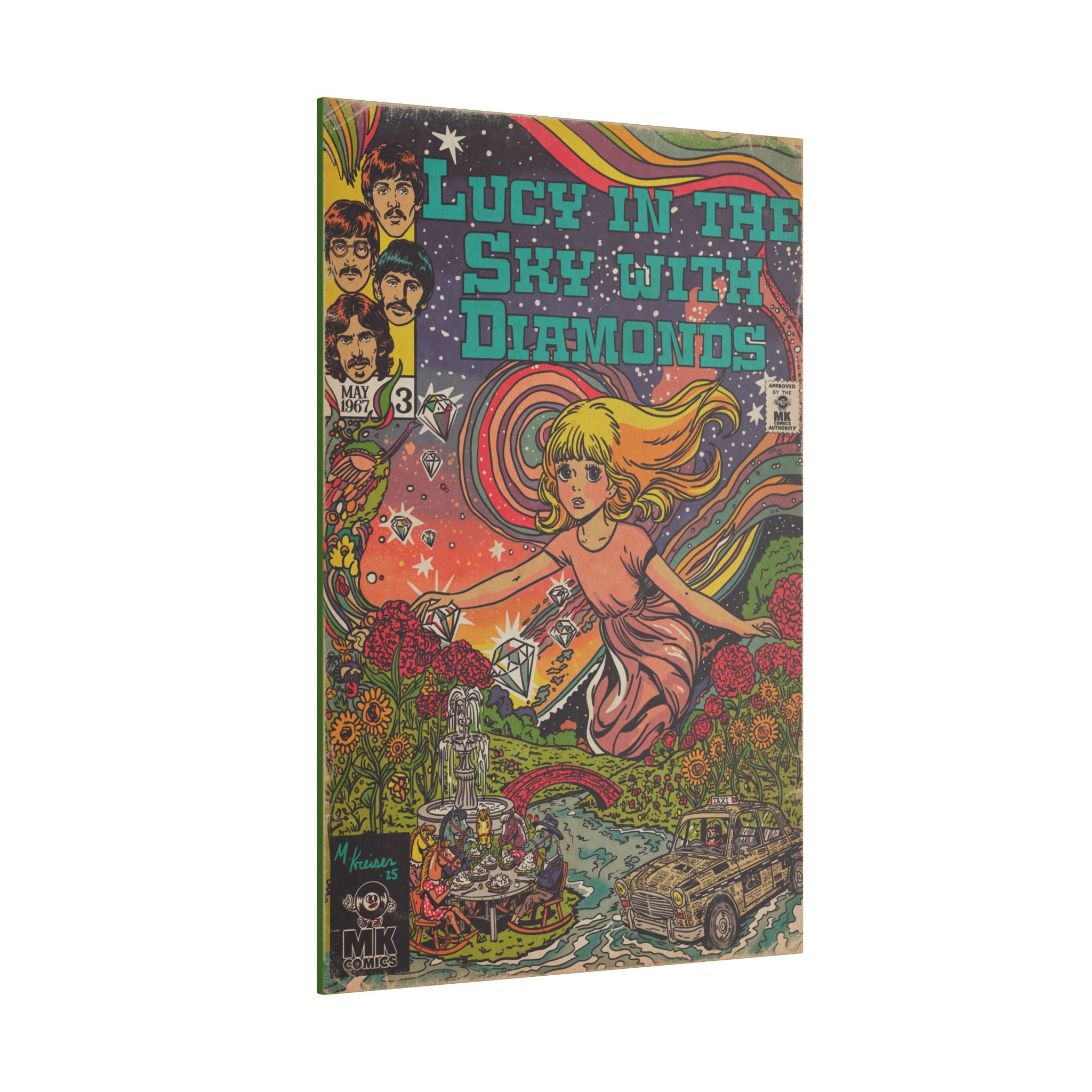 Lucy in the Sky with Diamonds - Matte Canvas, Stretched, 0.75" (Multi-Size)