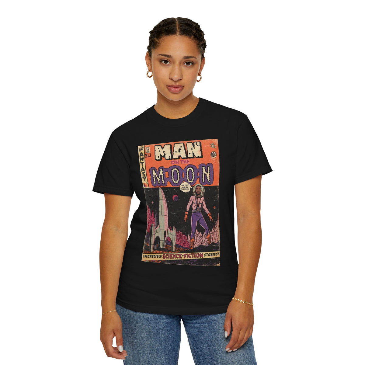 Man on the Moon - Unisex Comfort Colors T-shirt