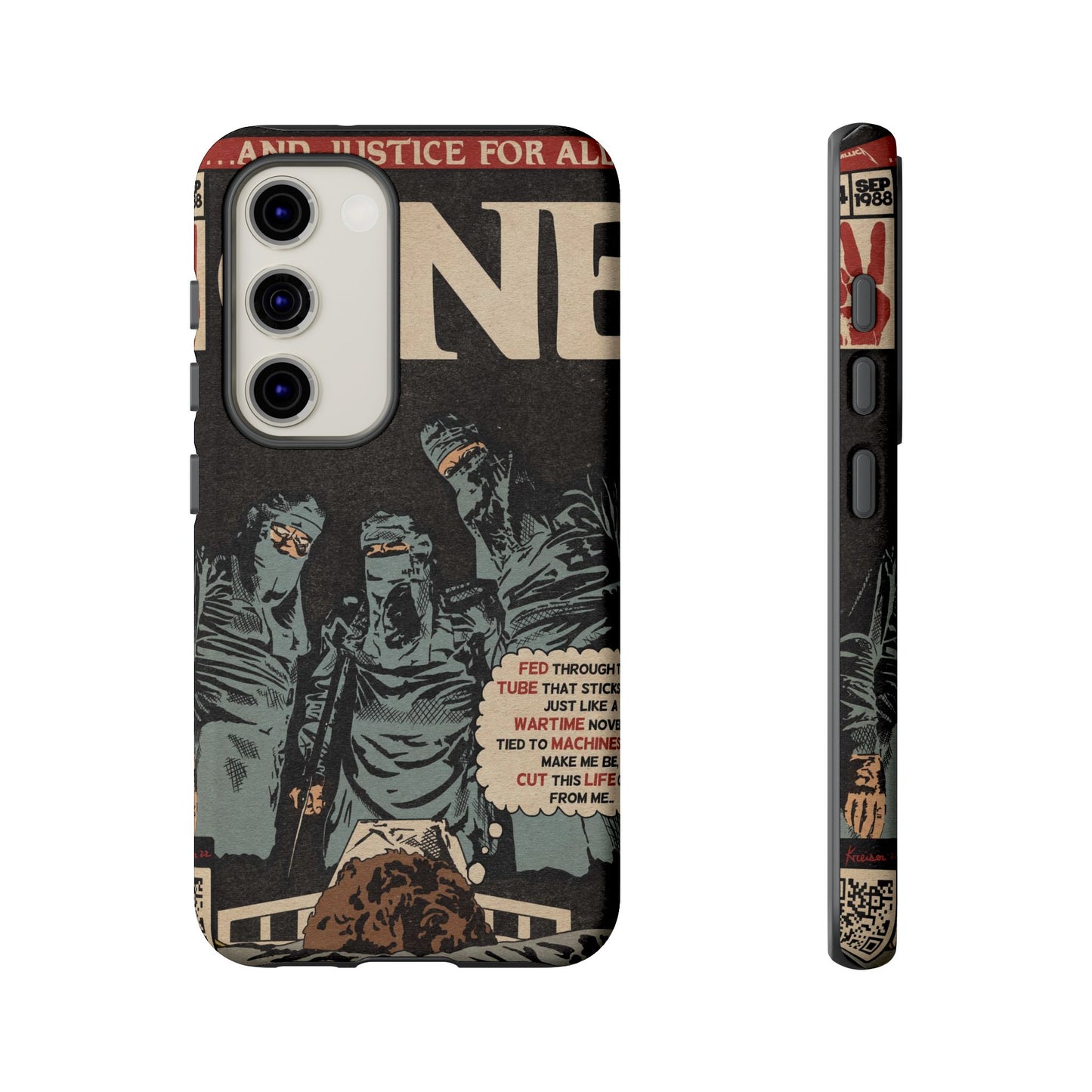 Metallica- One - Johnny Got His Gun Comic Book Art - Tough Phone Cases