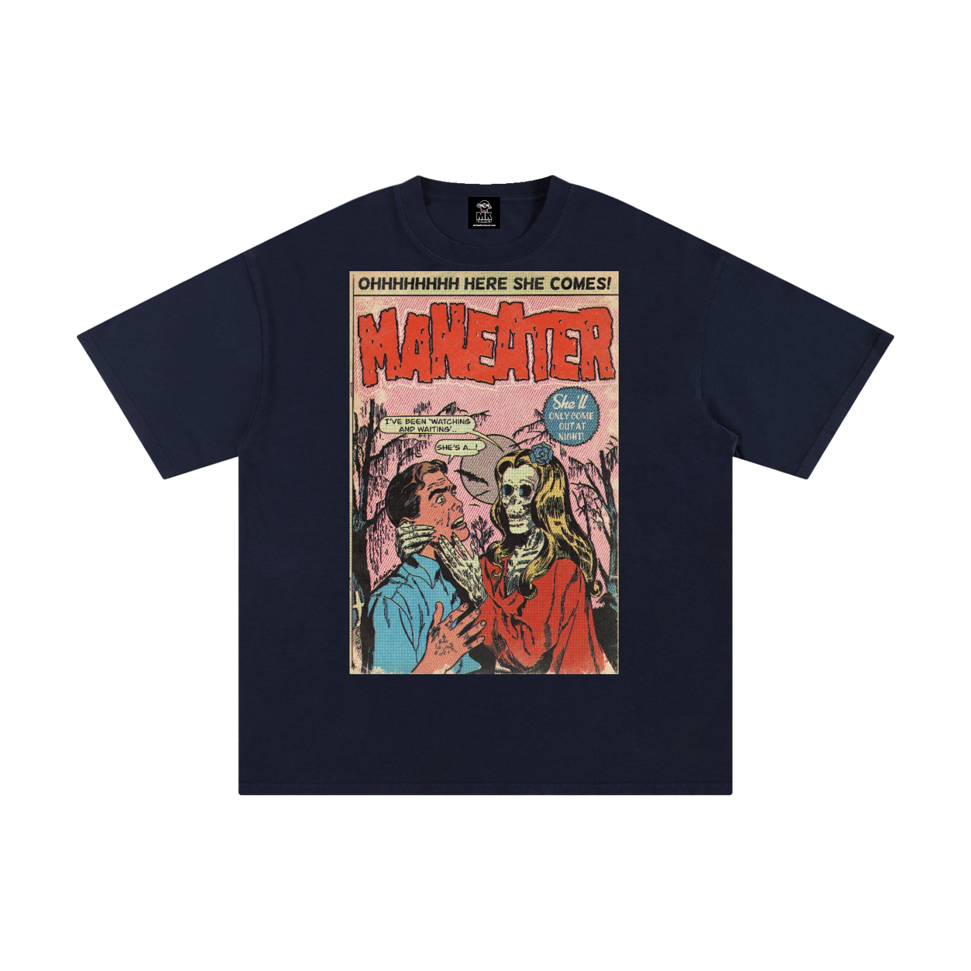 Maneater - MK Classics - Unisex Pure Cotton T-Shirt