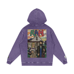 Ram - Snow Washed Loose Cotton Hoodie