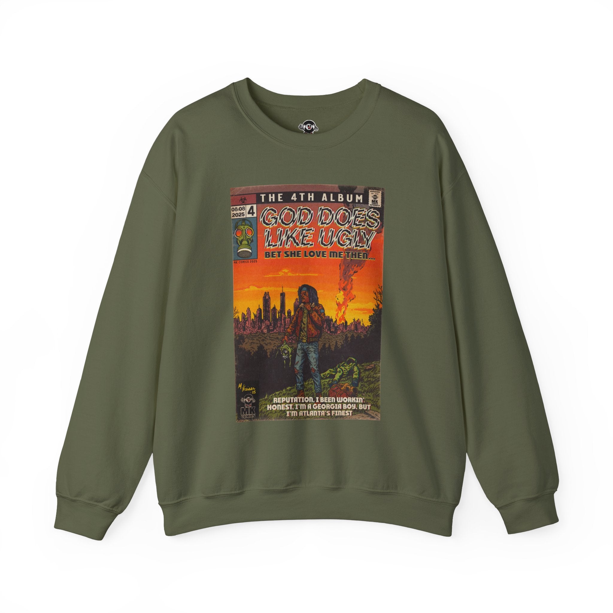 God Does Like Ugly - Unisex Heavy Blend™ Crewneck Sweatshirt