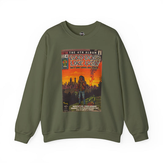 God Does Like Ugly - Unisex Heavy Blend™ Crewneck Sweatshirt