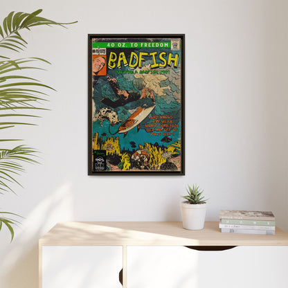 Badfish - Matte Canvas, Framed (Multi-color)