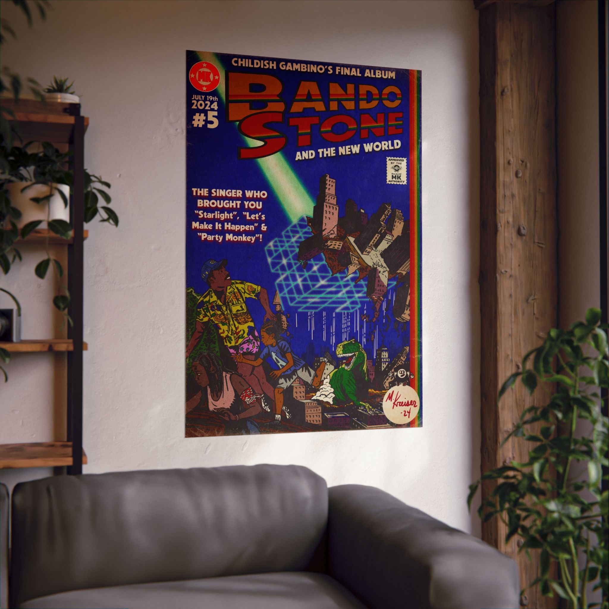 Bando Stone  - Matte Vertical Posters