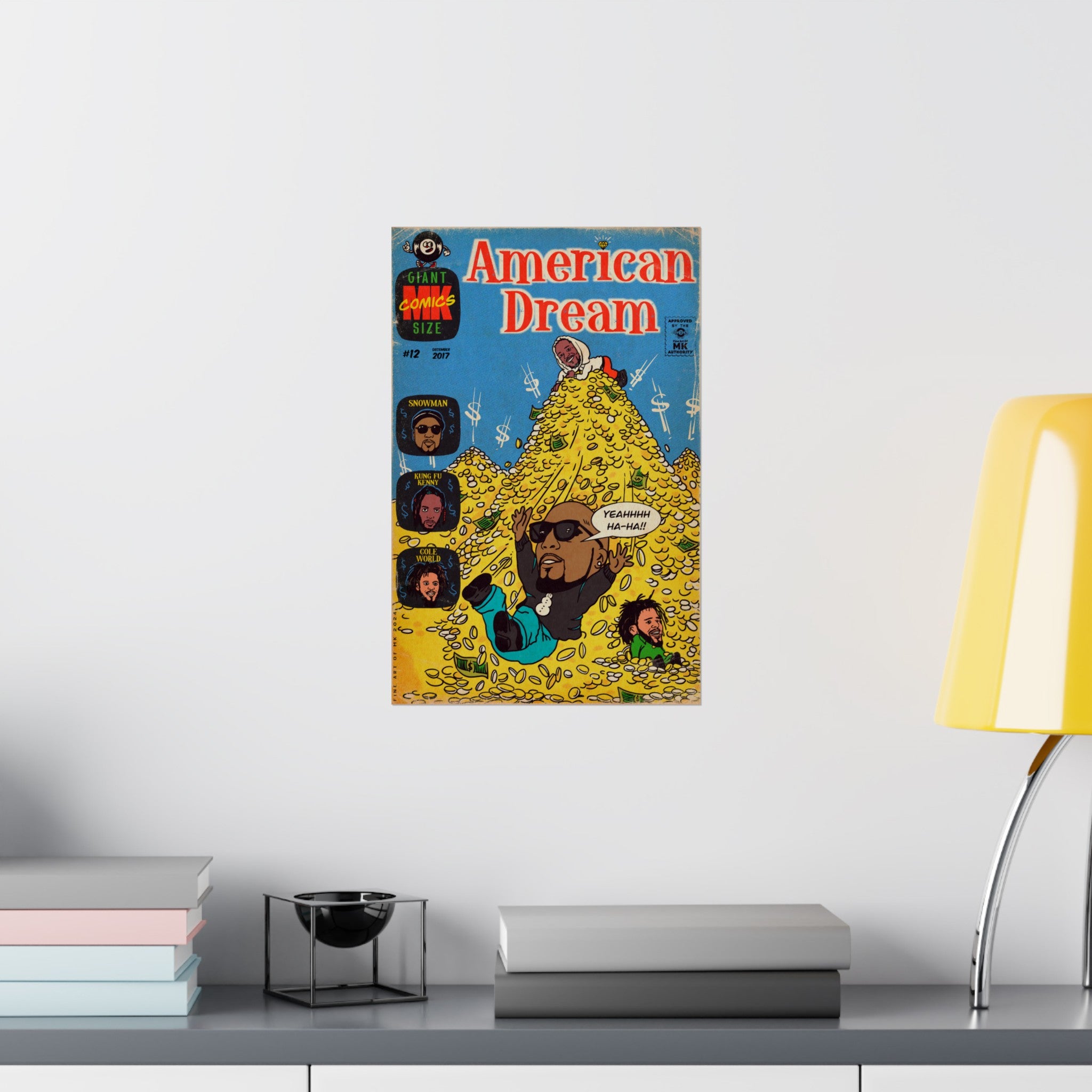 American Dream - Matte Vertical Posters