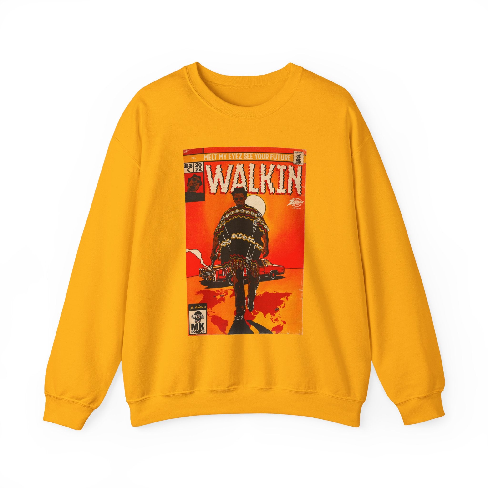 Walkin - Unisex Heavy Blend™ Crewneck Sweatshirt