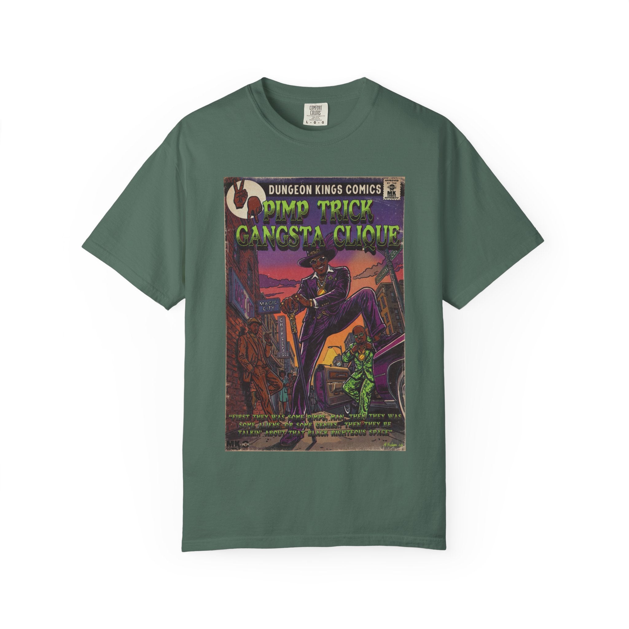 Pimp Trick Gangsta Clique - Unisex Comfort Colors T-shirt