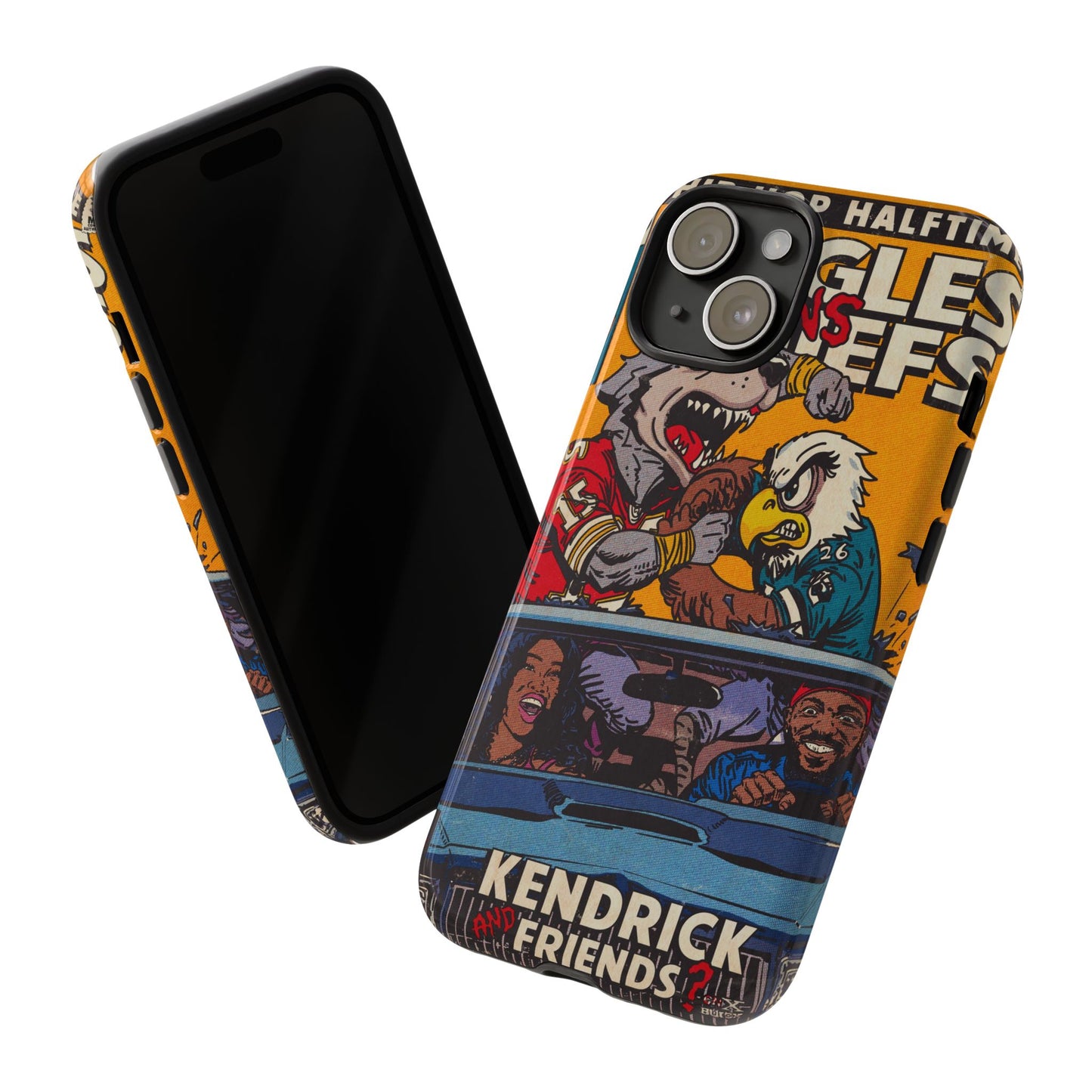 Kendrick & SZA - 2025 Halftime - Eagles vs Chiefs - Tough Phone Cases