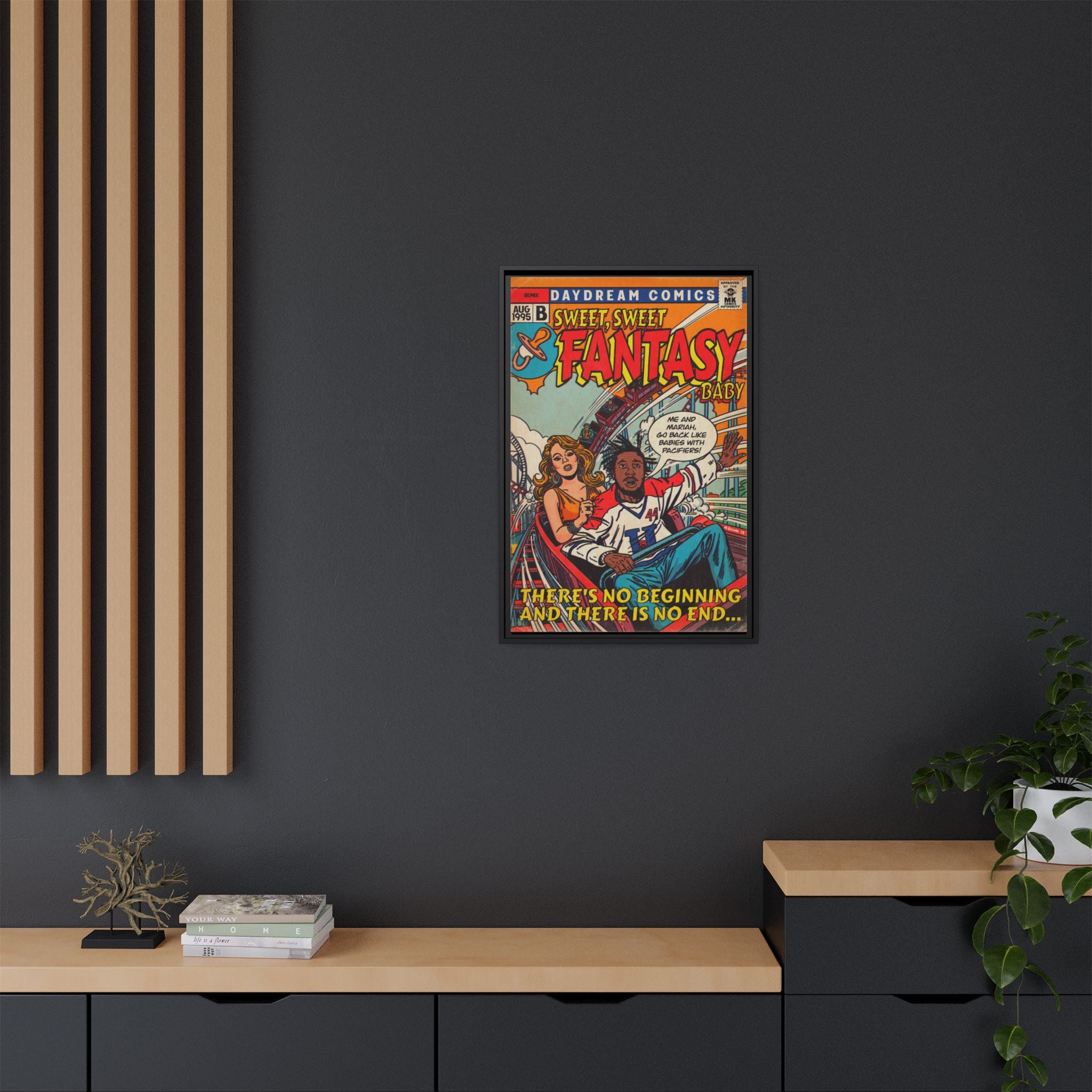 Fantasy Remix - Matte Canvas, Framed (Multi-color)