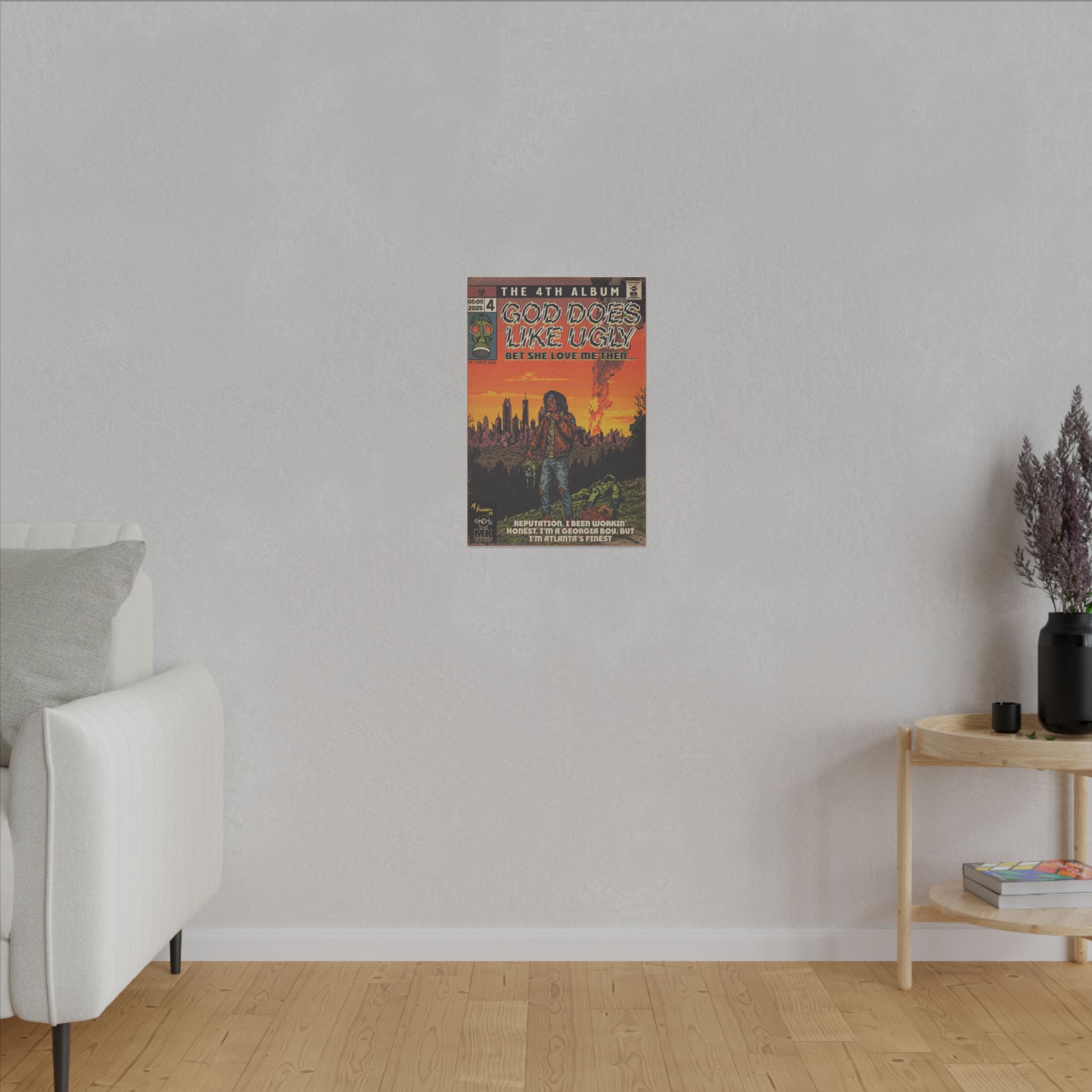 God Does Like Ugly - Matte Canvas, Stretched, 0.75" (Multi-Size)