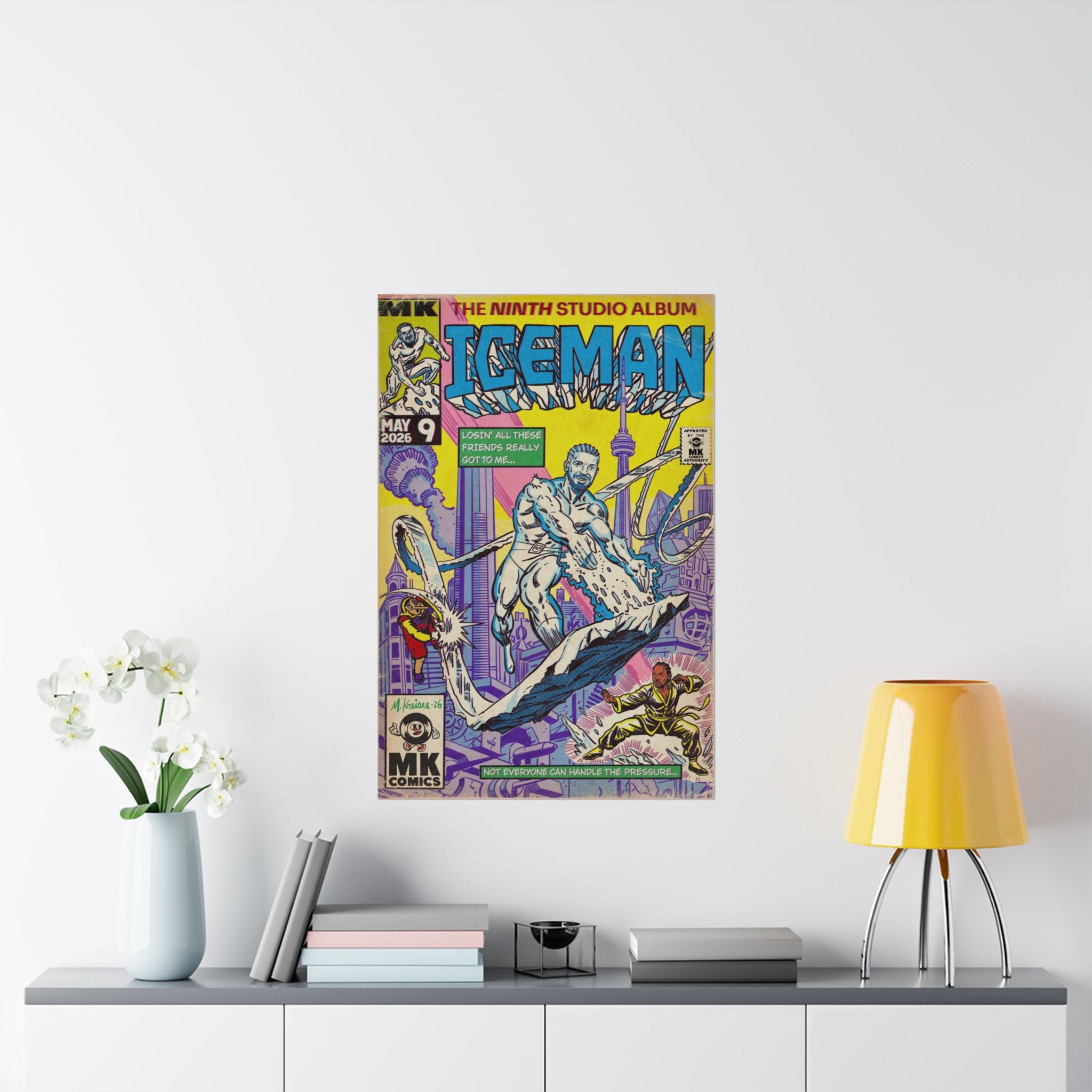 Iceman - Matte Vertical Posters