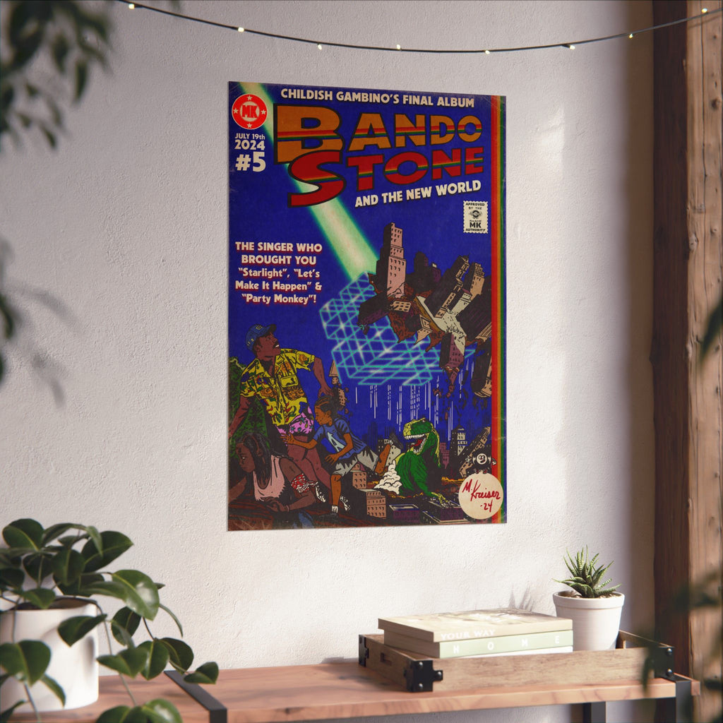 Bando Stone  - Matte Vertical Posters