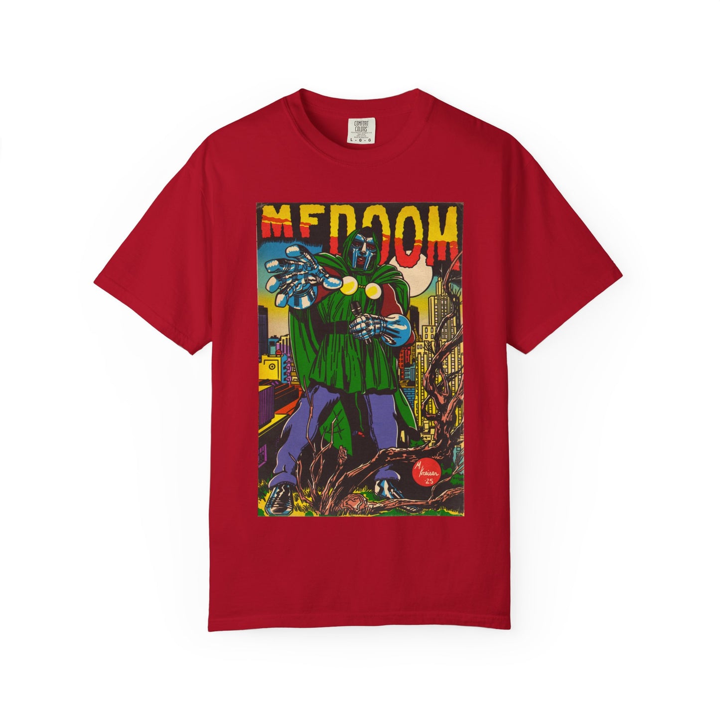 DOOM Comic Book Art - Unisex Comfort Colors T-shirt