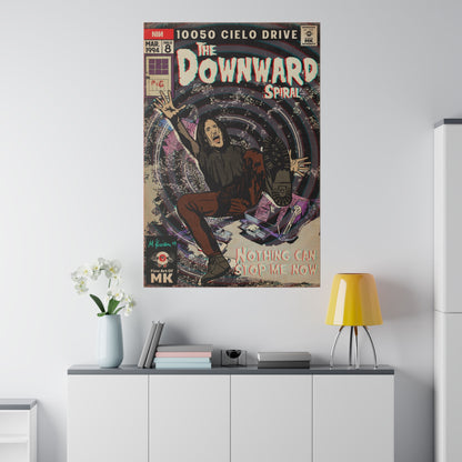 The Downward Spiral - Matte Canvas, Stretched, 0.75"