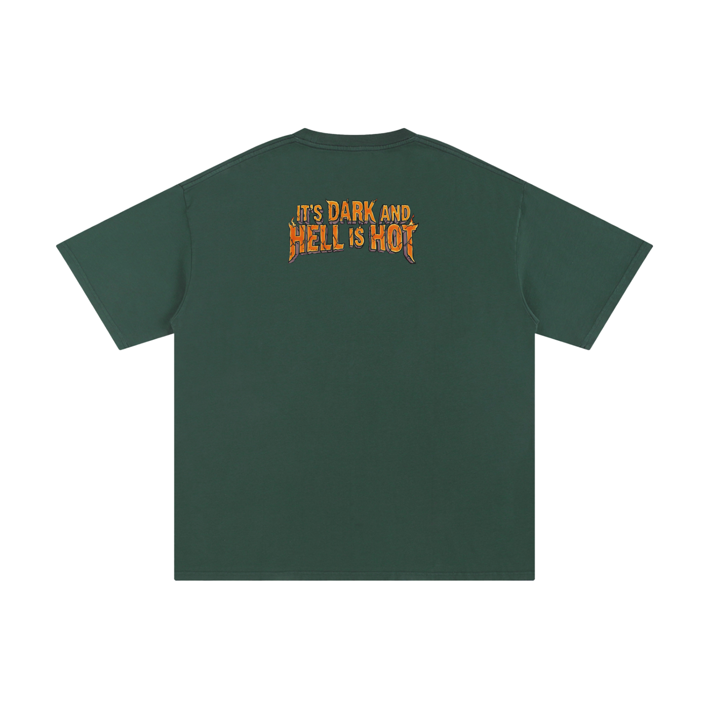 It's Dark & Hell is Hot - Unisex Pure Cotton T-Shirt