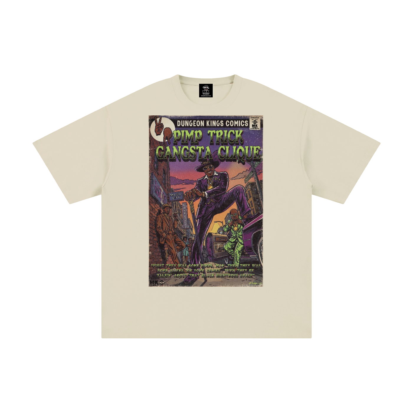 Pimp Trick Gangsta Clique - Unisex Pure Cotton T-Shirt