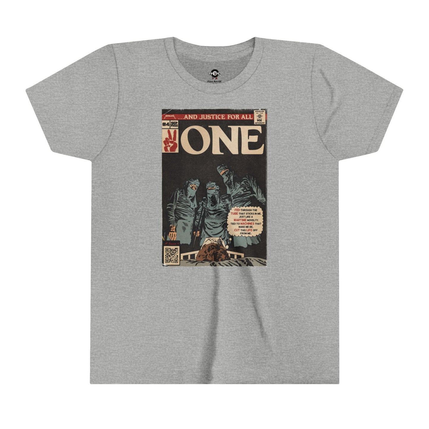 KIDS - Metallica- One - Youth Short Sleeve Tee