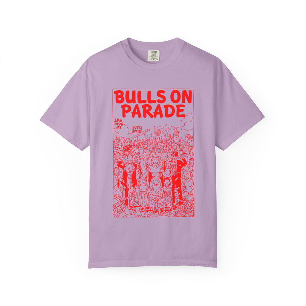 Bulls Parade - RED - Unisex Comfort Colors T-shirt