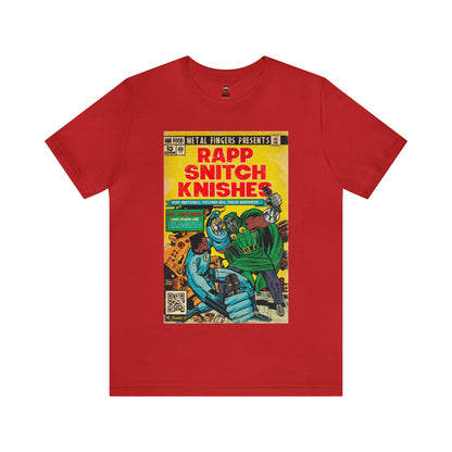 MF DOOM - Rap Snitch Knishes Comic Book Art - Unisex Jersey Short Sleeve Tee
