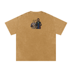 Ram - Snow Washed Oversized Cotton T-Shirt