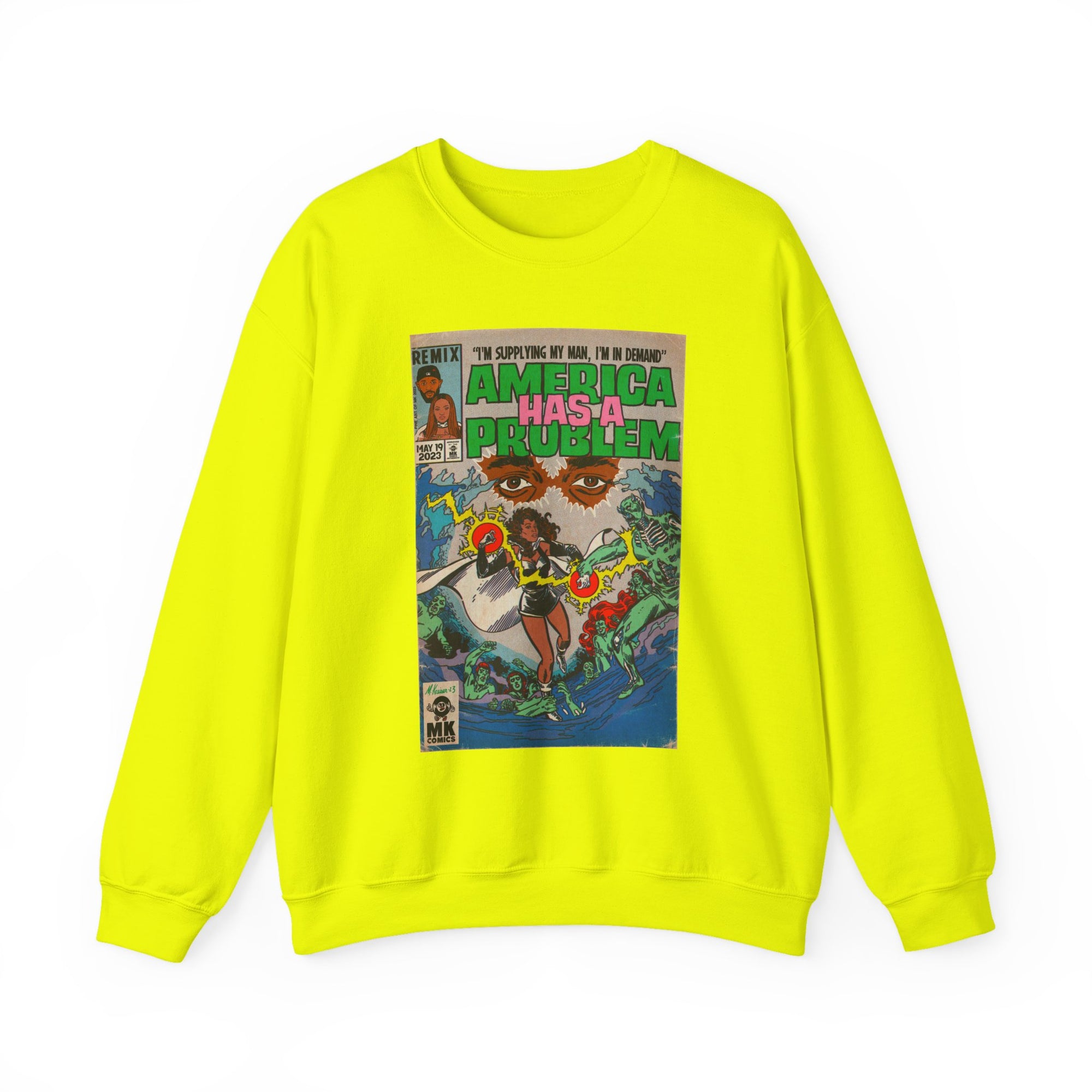 America Has a Problem - Unisex Heavy Blend™ Crewneck Sweatshirt
