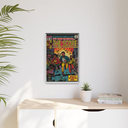 The Score - Matte Canvas, Framed (Multi-color)