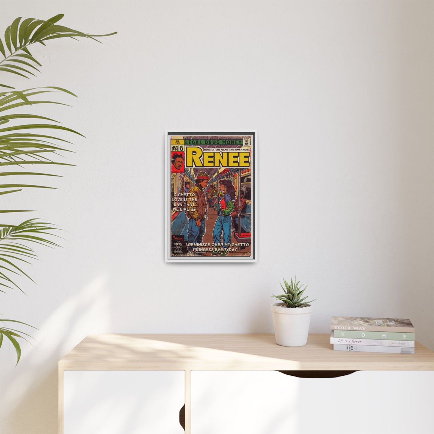 Lost Boyz - Renee - Matte Canvas, Framed (Multi-color)