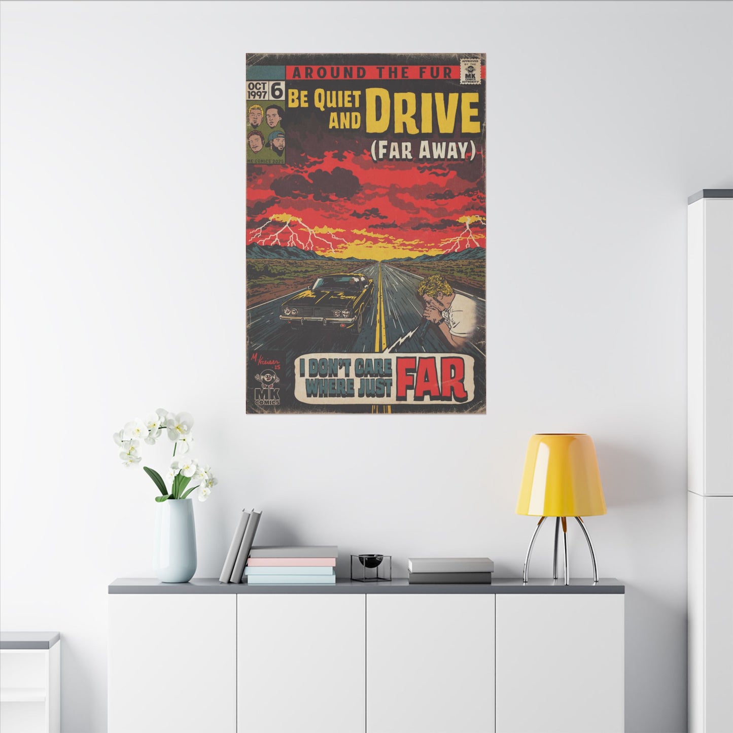 Be Quiet and Drive - Matte Canvas, Stretched, 0.75" (Multi-Size)