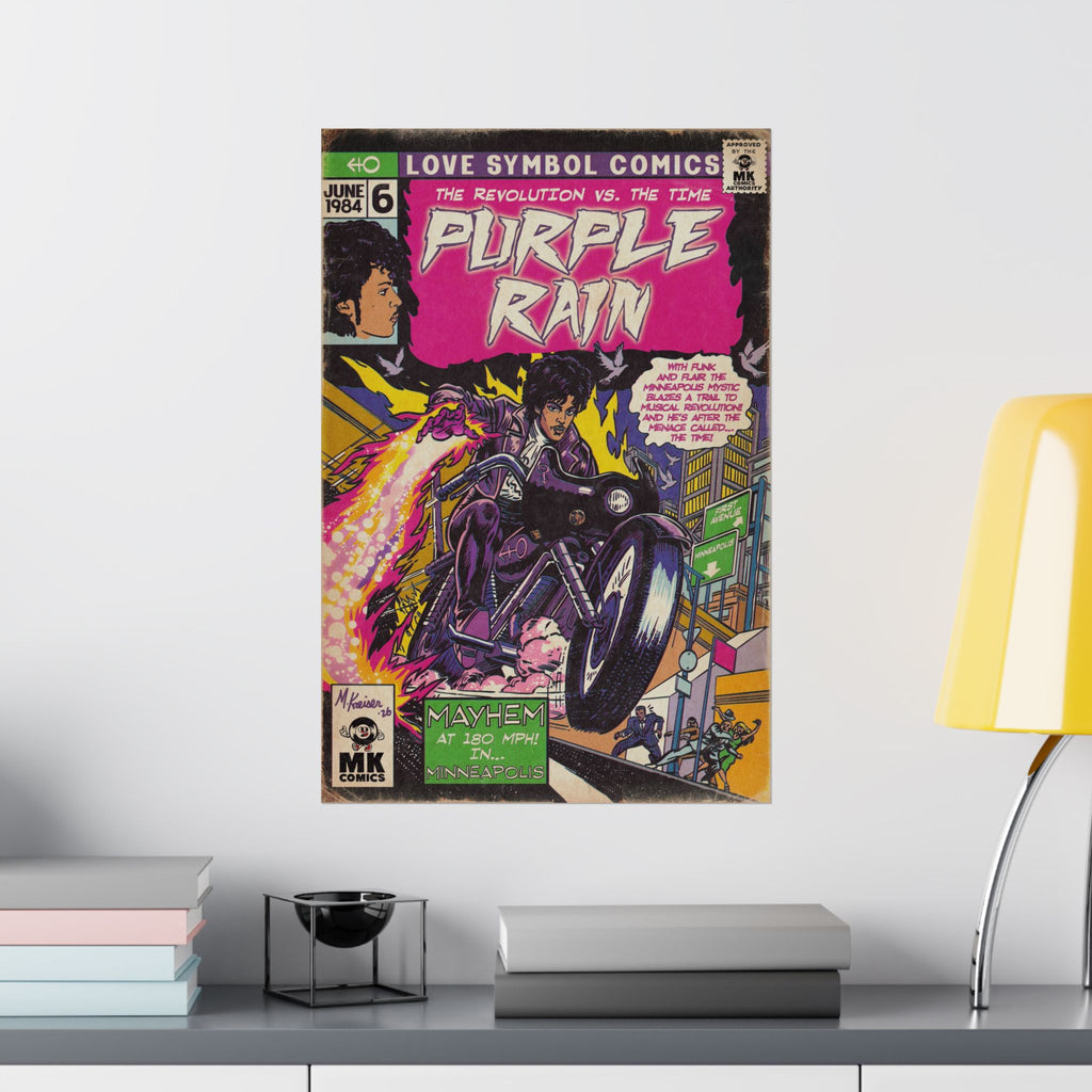 Purple Rain - Matte Vertical Posters