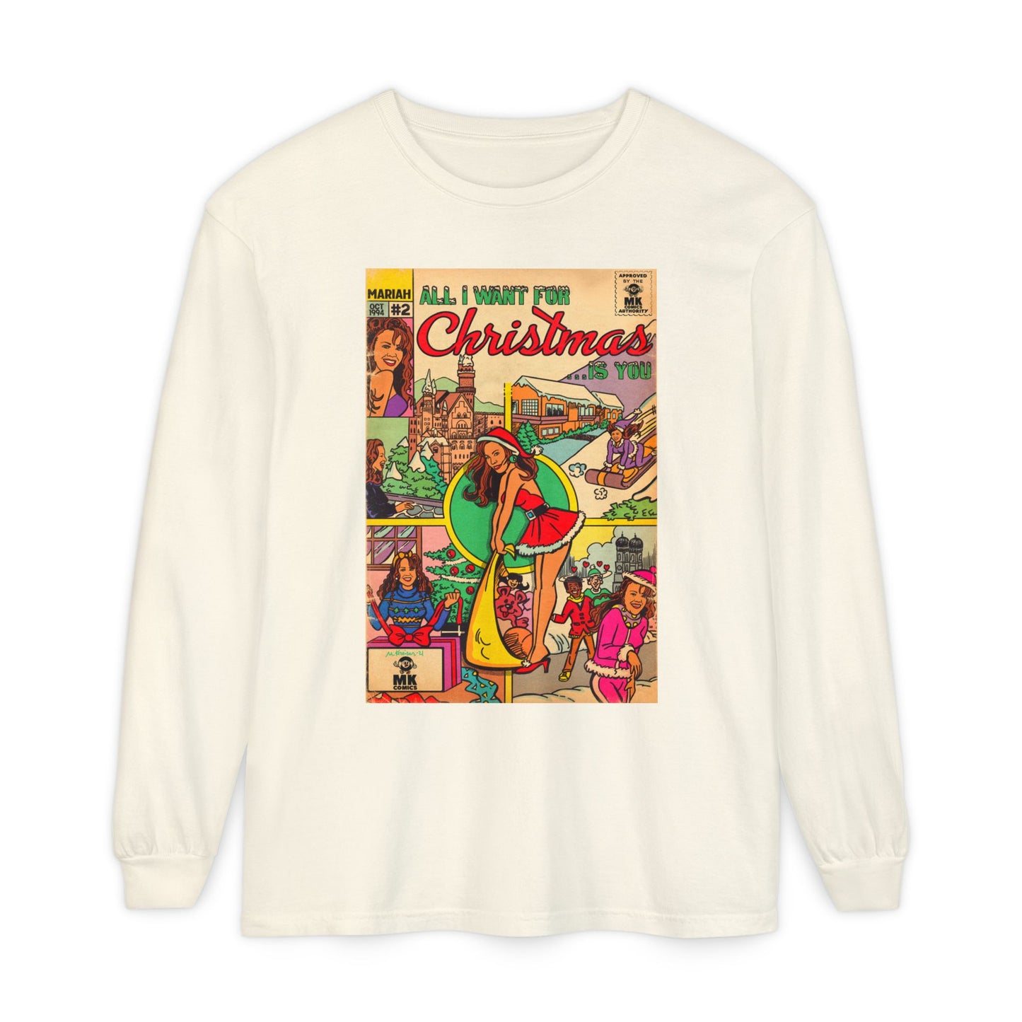 All I Want for Christmas.. - Unisex Comfort Colors Long Sleeve T-Shirt