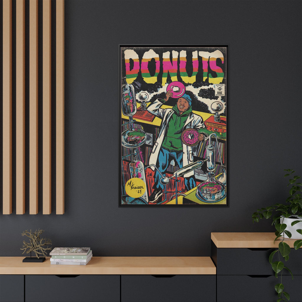 Donuts - Gallery Canvas Wraps, Vertical Frame