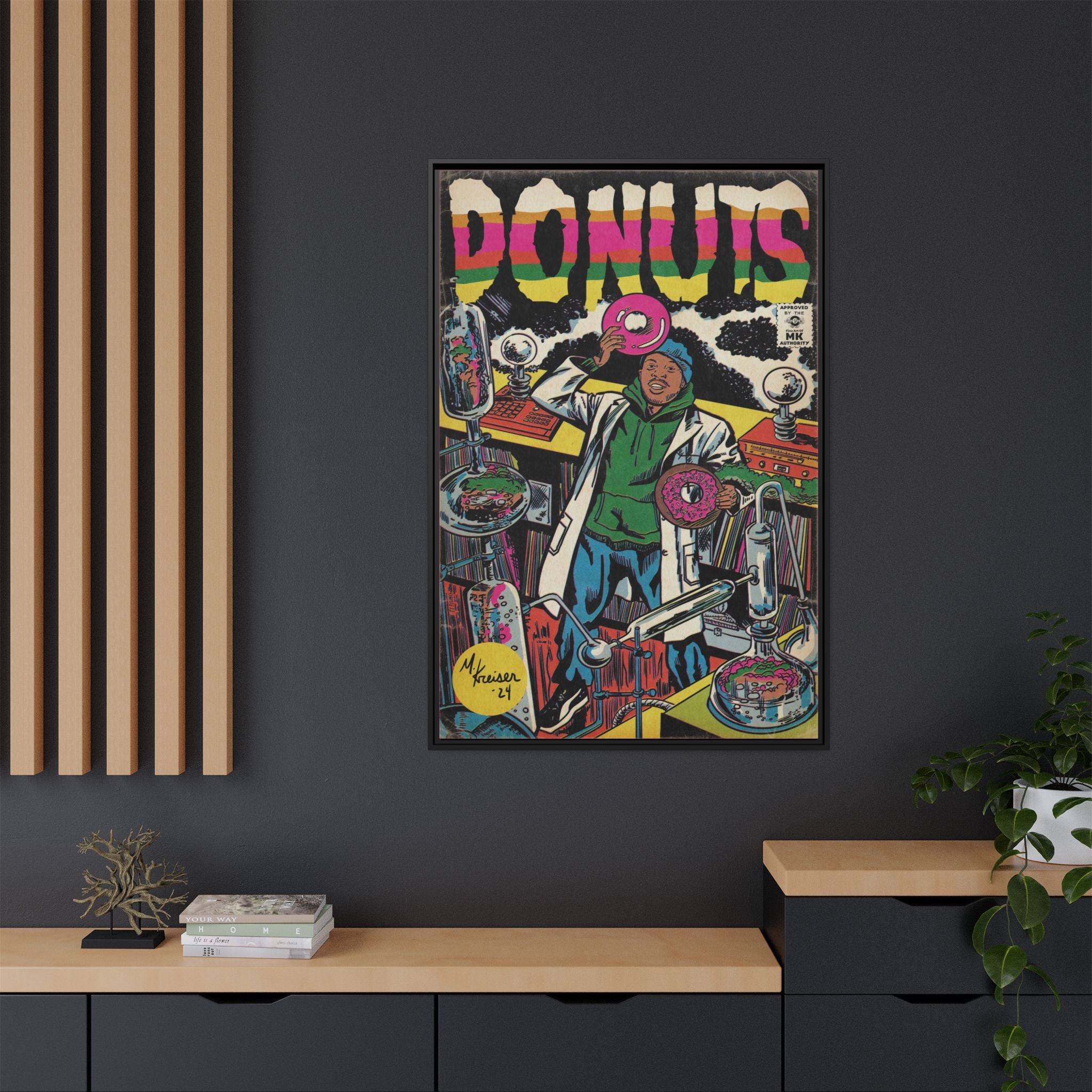 Donuts - Gallery Canvas Wraps, Vertical Frame