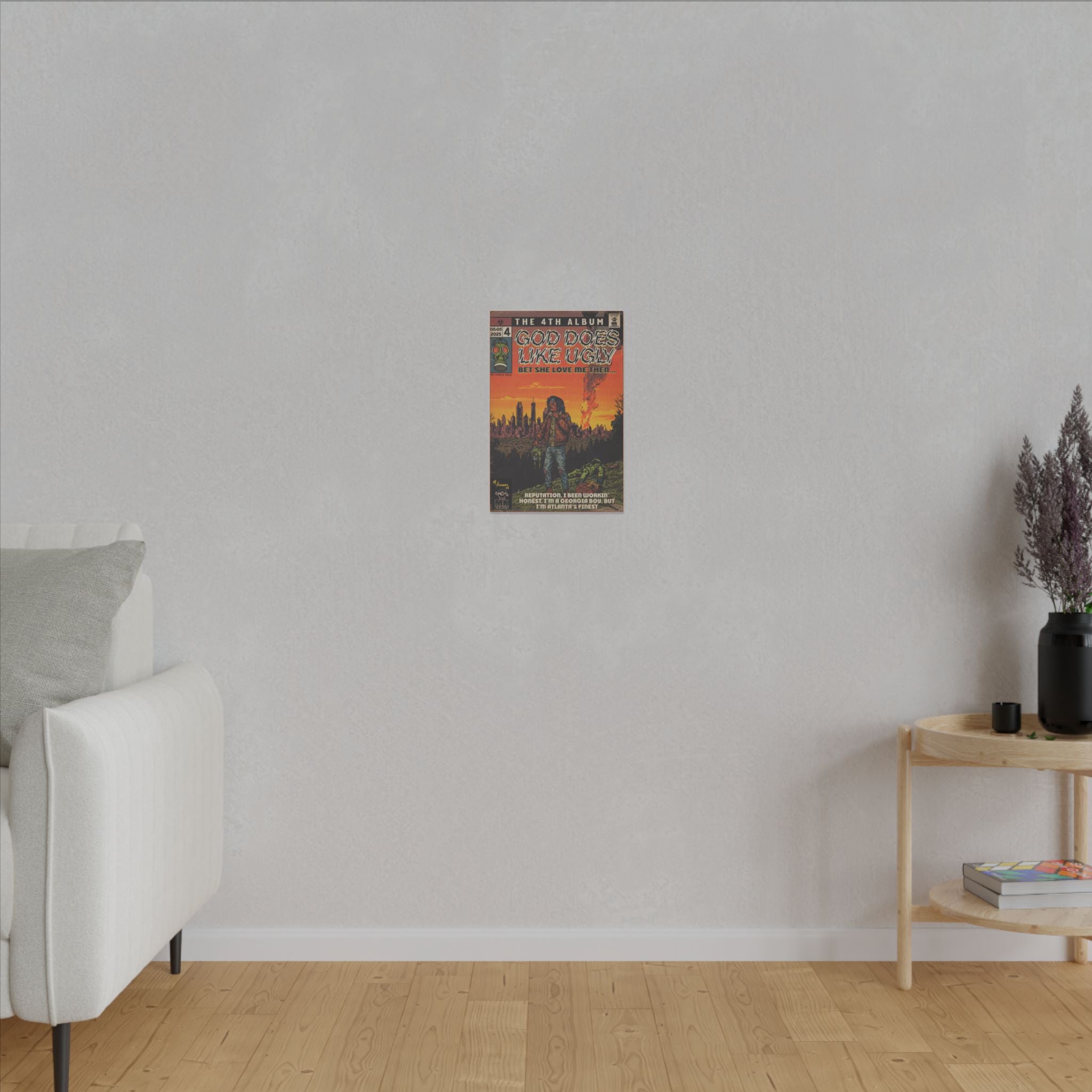 God Does Like Ugly - Matte Canvas, Stretched, 0.75" (Multi-Size)