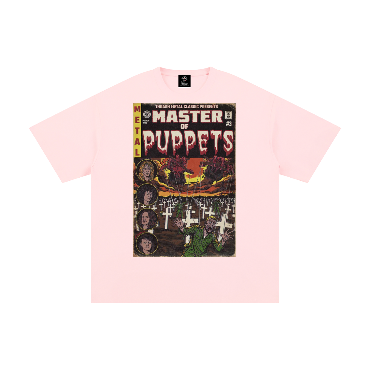 Master of Puppets - Unisex Pure Cotton T-Shirt