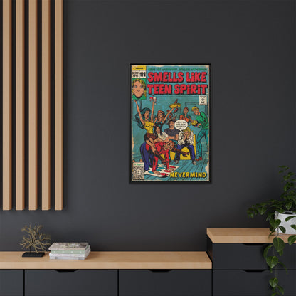 Nirvana - Smells Like Teen Spirit -  Gallery Canvas Wraps, Vertical Frame