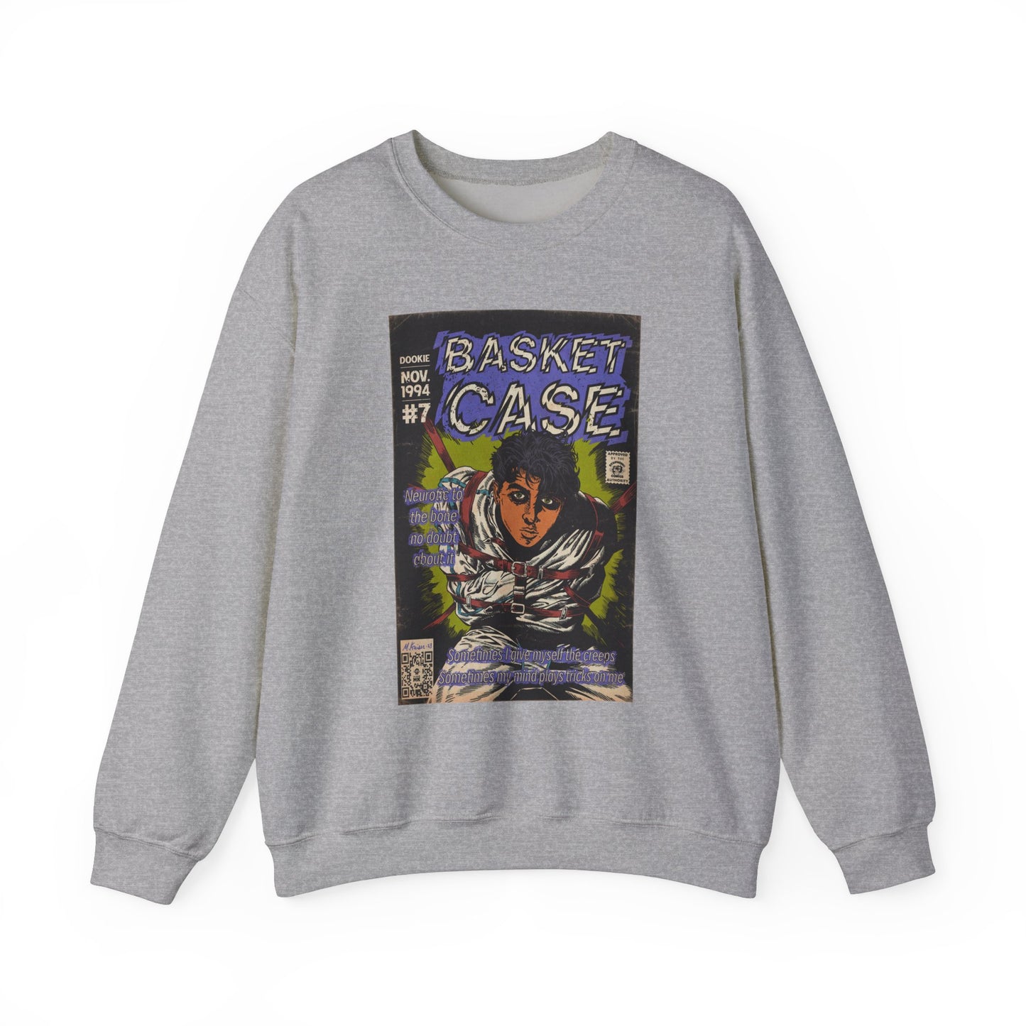 Green Day - Basket Case - Unisex Heavy Blend™ Crewneck Sweatshirt