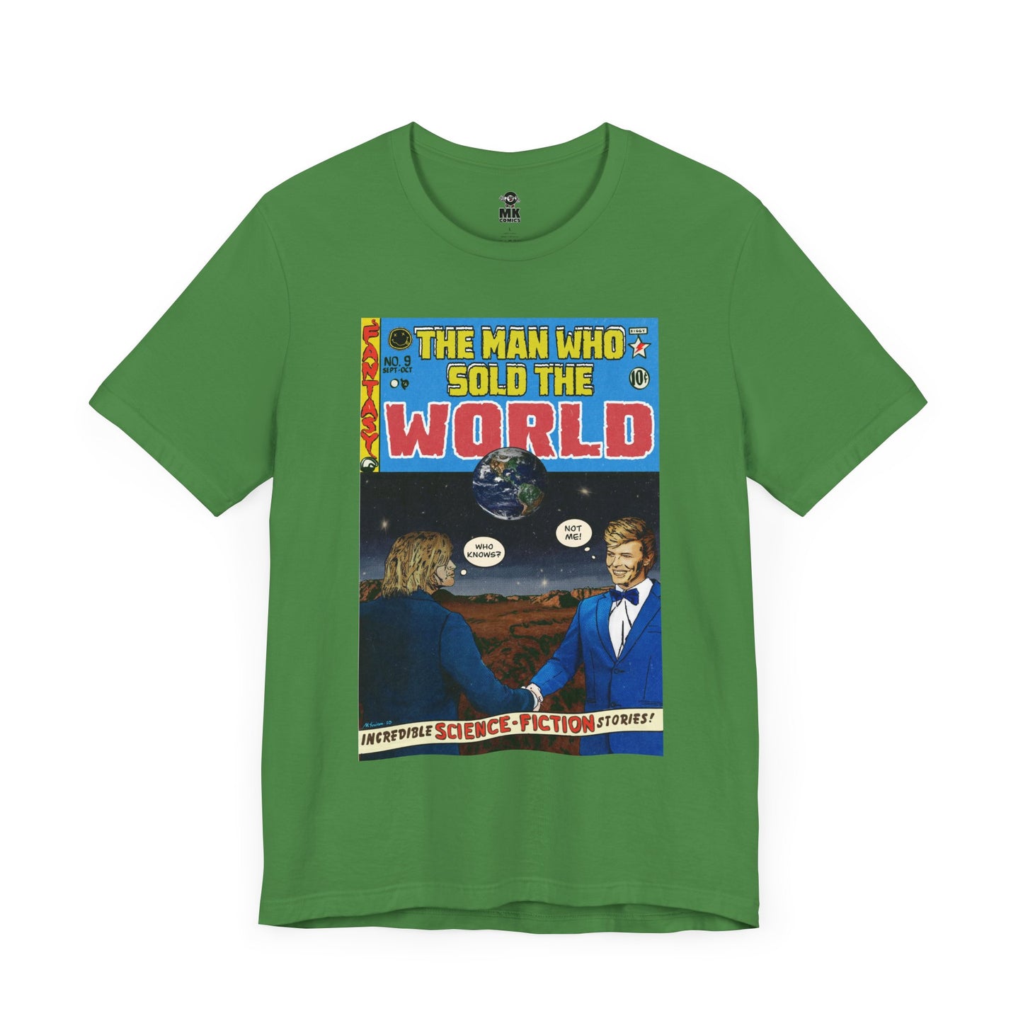 Bowie & Cobain - The Man Who Sold the World - Unisex Jersey Short Sleeve Tee
