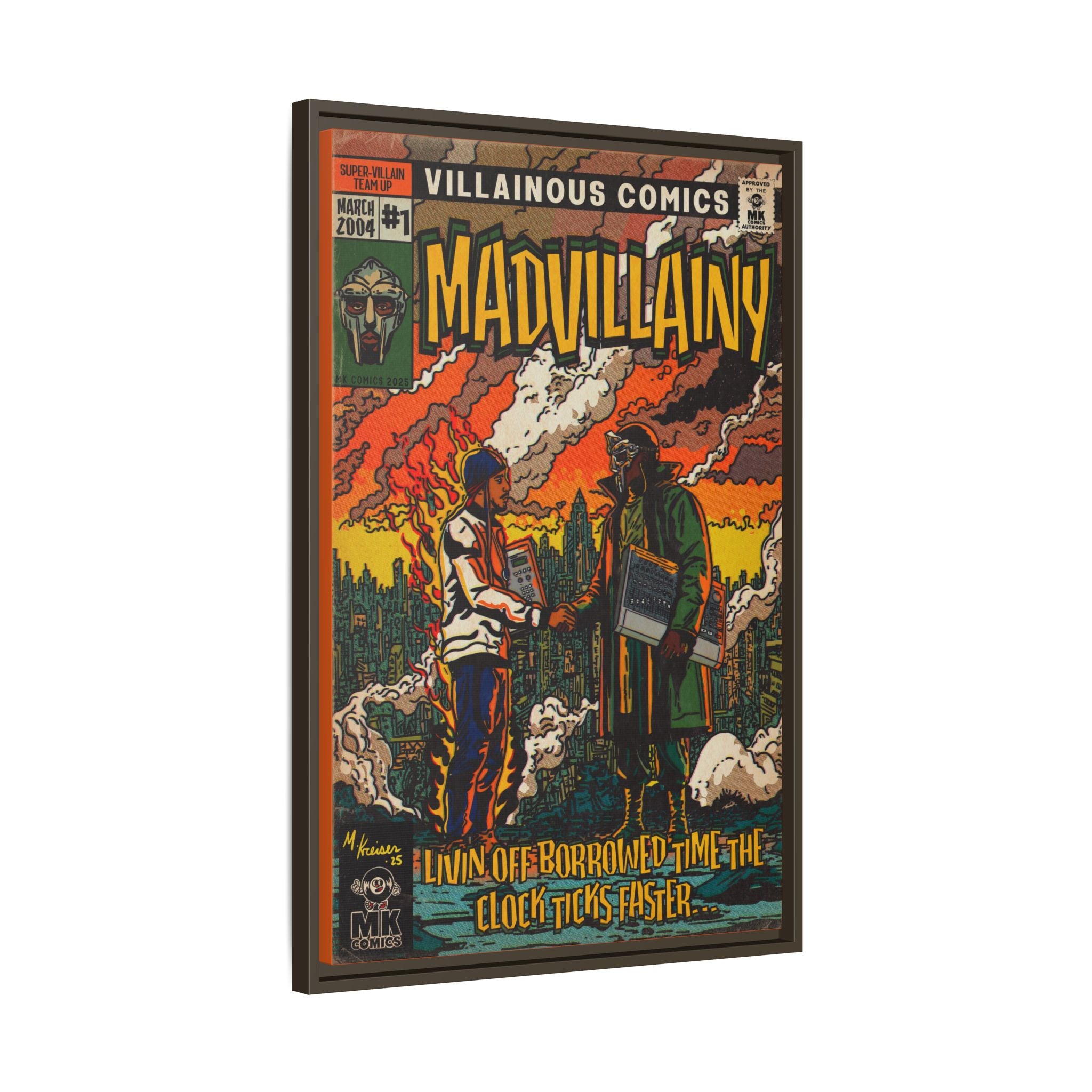 Madvillainy - Matte Canvas, Framed (Multi-color)