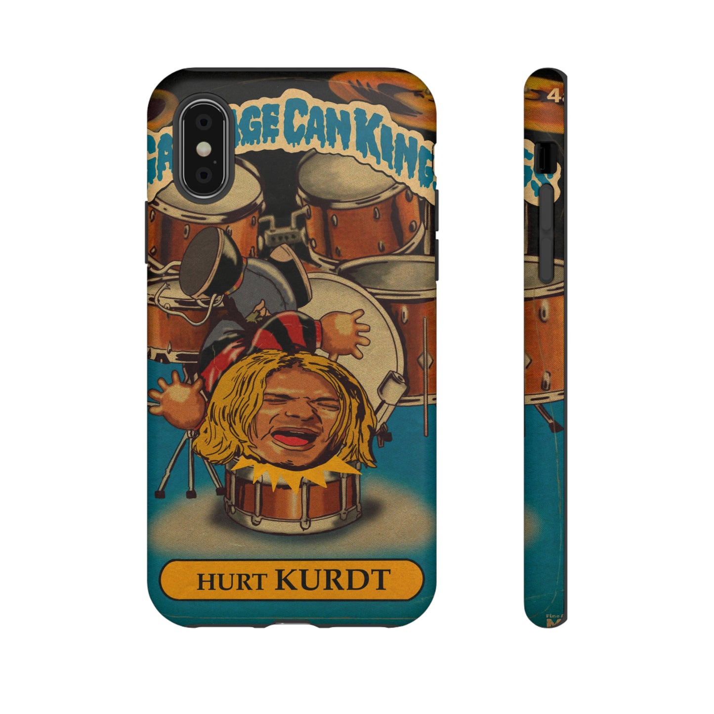 Hurt KURDT - Garbage Can Kings - Nirvana - Tough Phone Cases