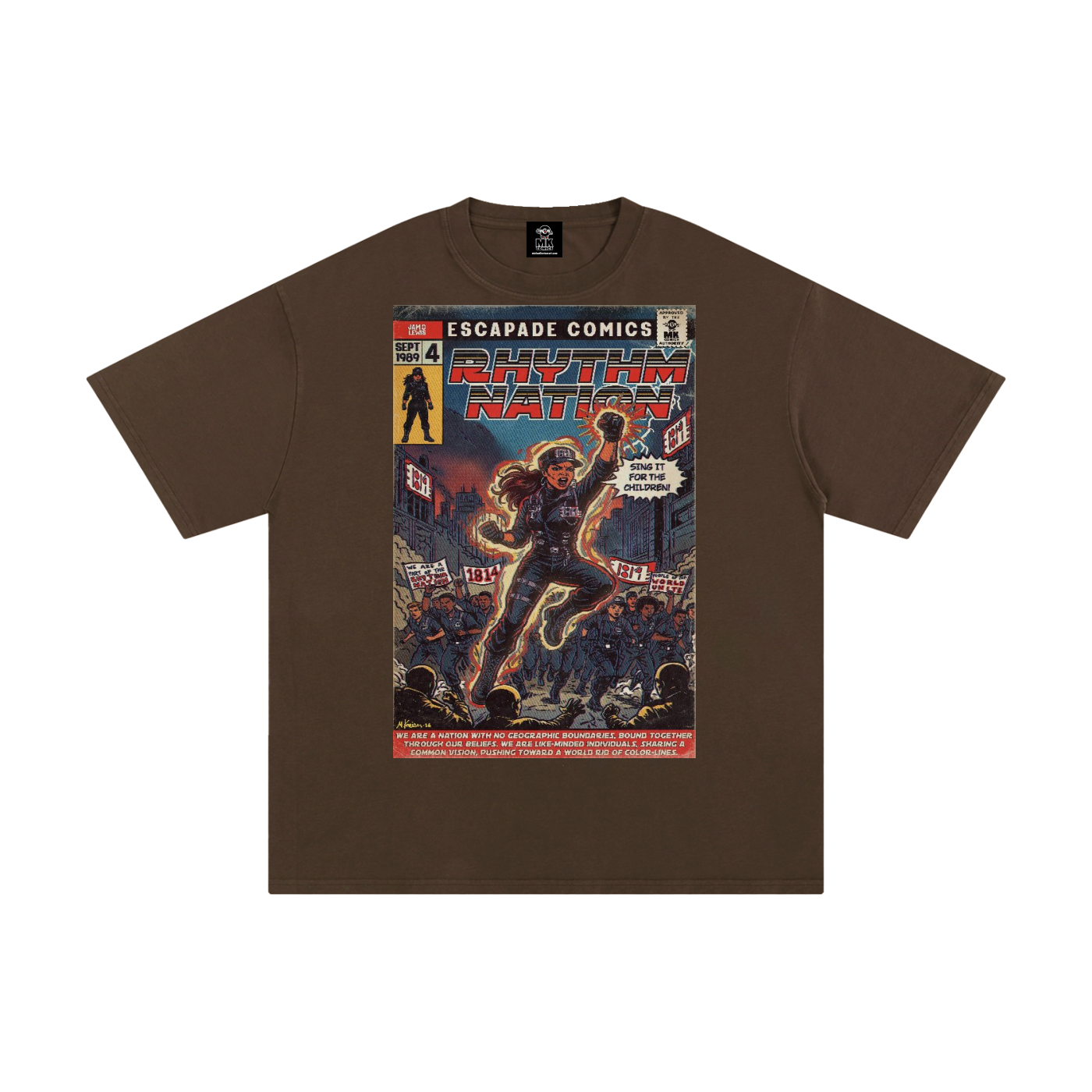 Rhythm Nation - Unisex Pure Cotton T-Shirt