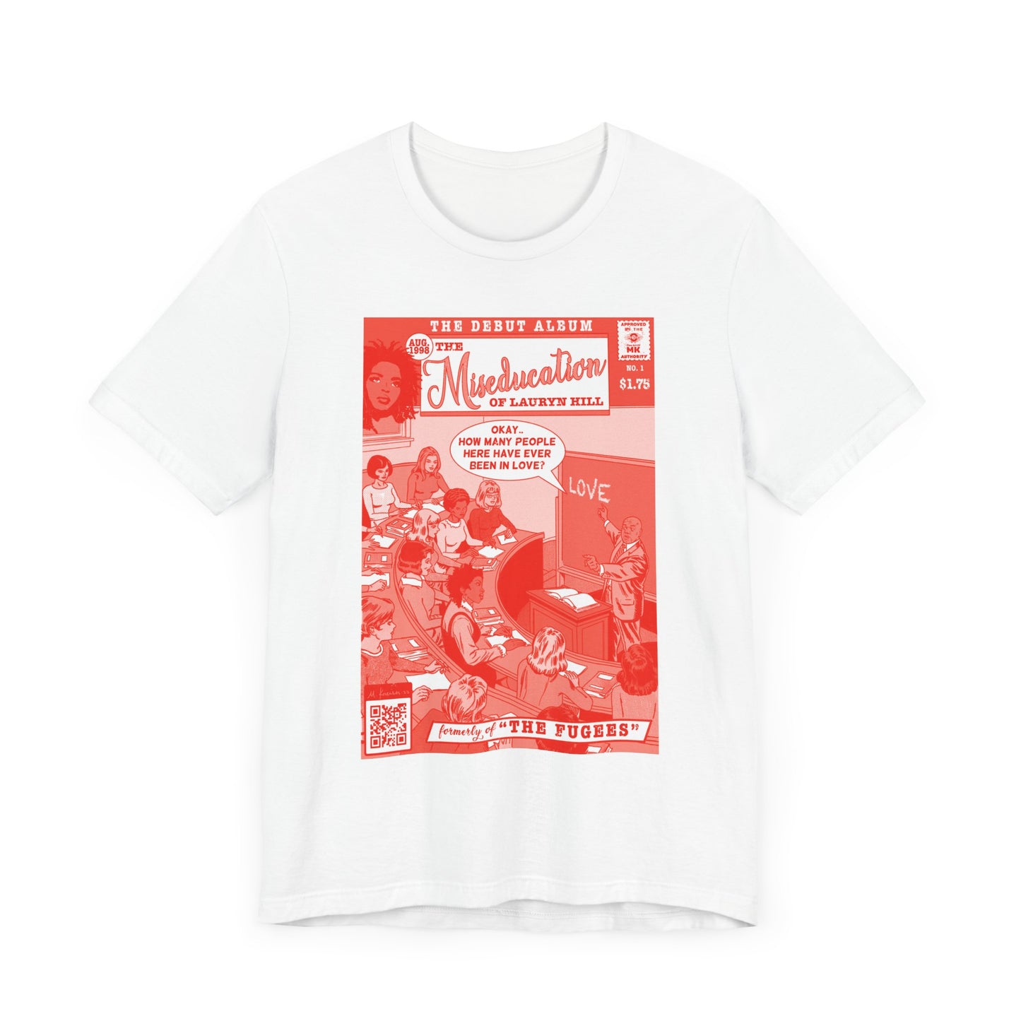 The Miseducation of Lauryn Hill.. - RED VARIANT - Unisex Jersey Short Sleeve Tee