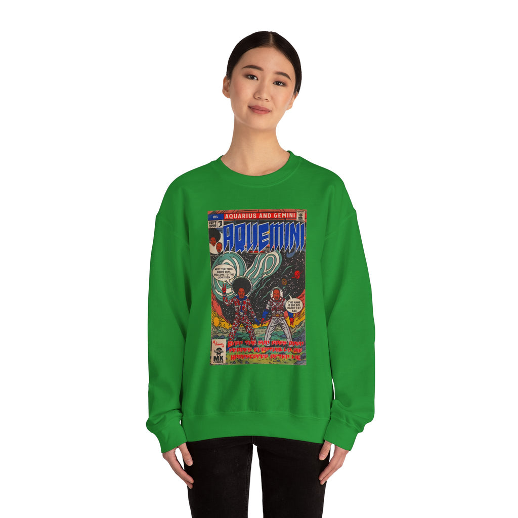Aquemini - Comic Book Art - Unisex Heavy Blend™ Crewneck Sweatshirt