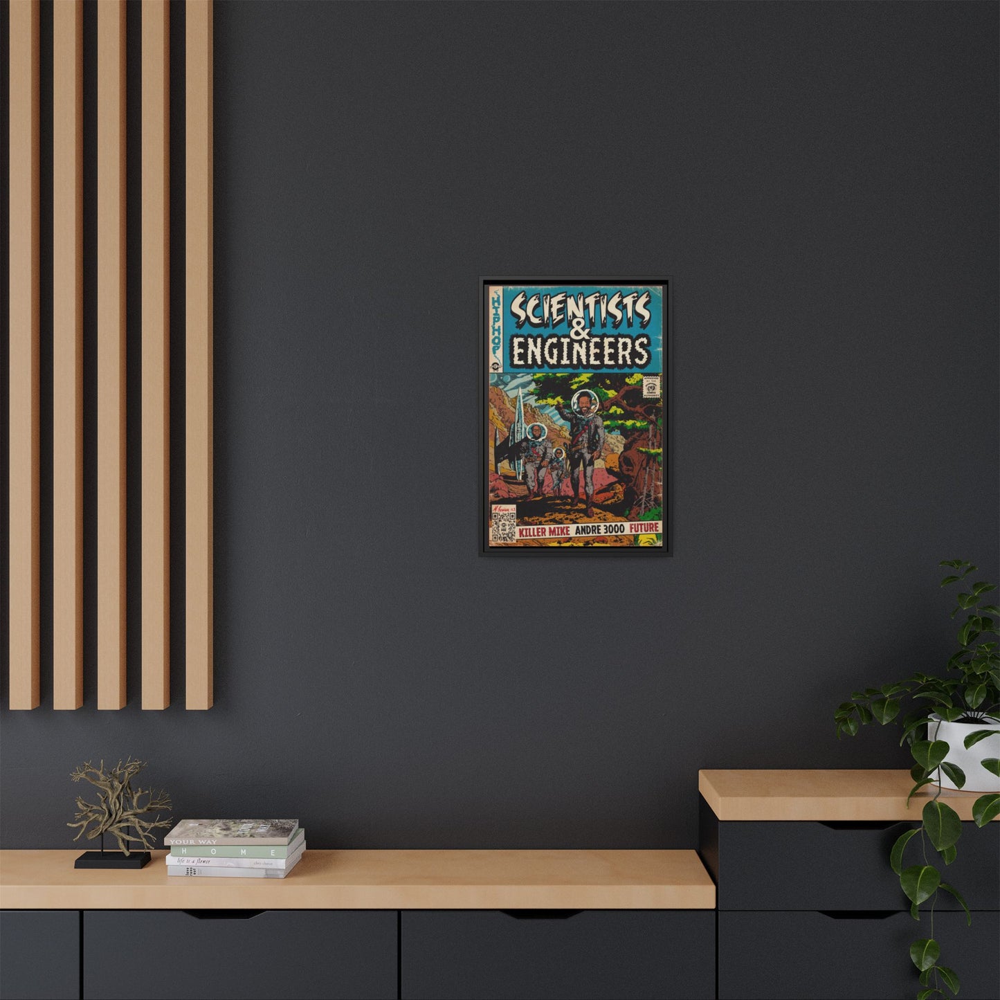 Killer Mike - Scientists & Engineers - Andre 3000 - Future - Gallery Canvas Wraps, Vertical Frame
