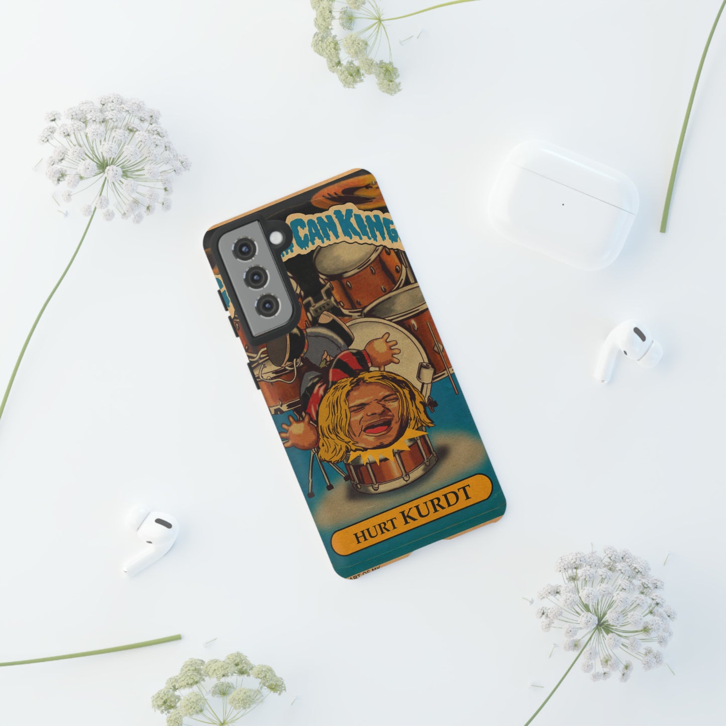 Hurt KURDT - Garbage Can Kings - Nirvana - Tough Phone Cases