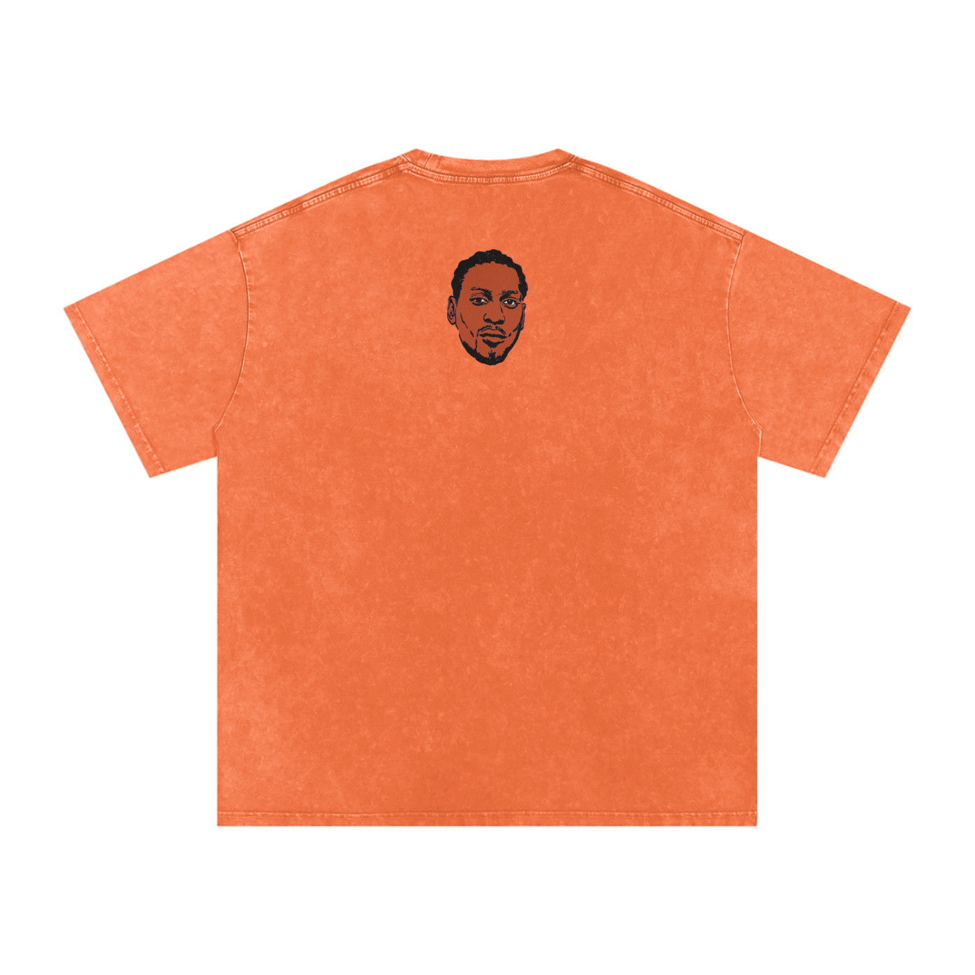 Brown Sugar - Snow Washed Oversized Cotton T-Shirt